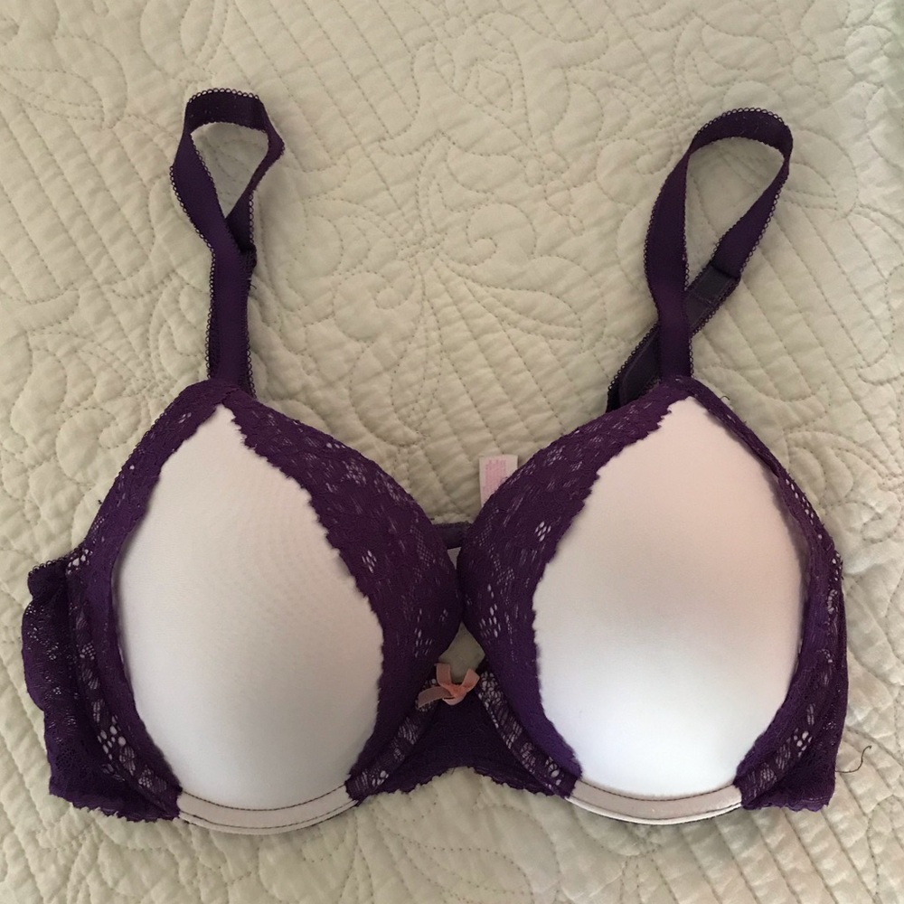 Pink and Purple, Lace Bra